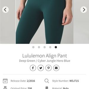 Rare! The Original Align Pants